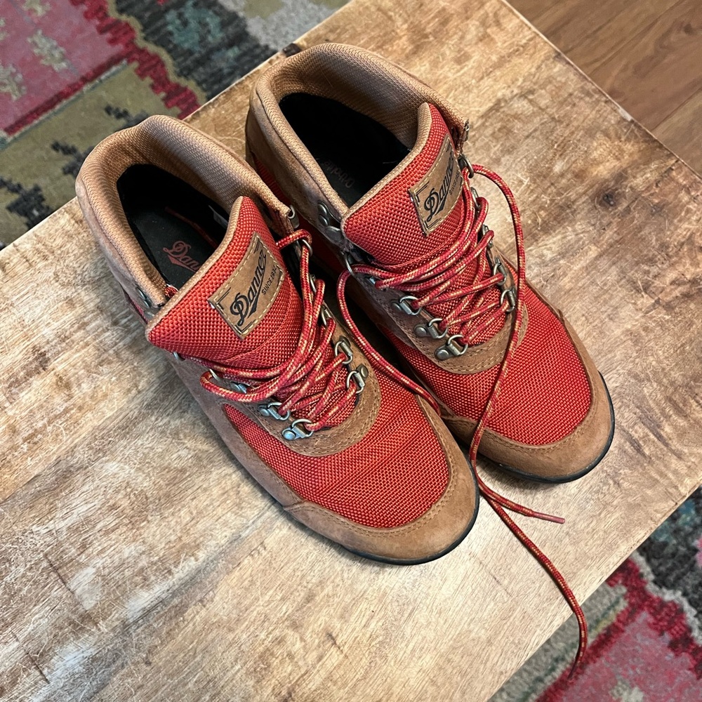 Danner jag Red and Brown Hiking Shoes size 9 worn once